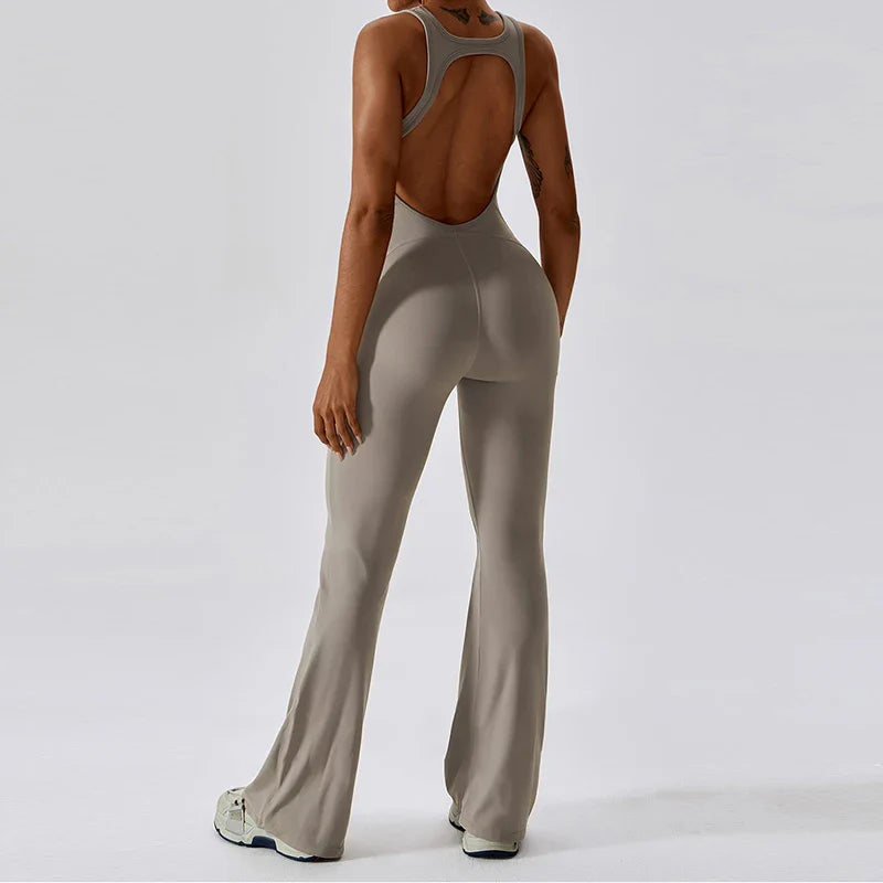 Motion V Back Jumpsuit