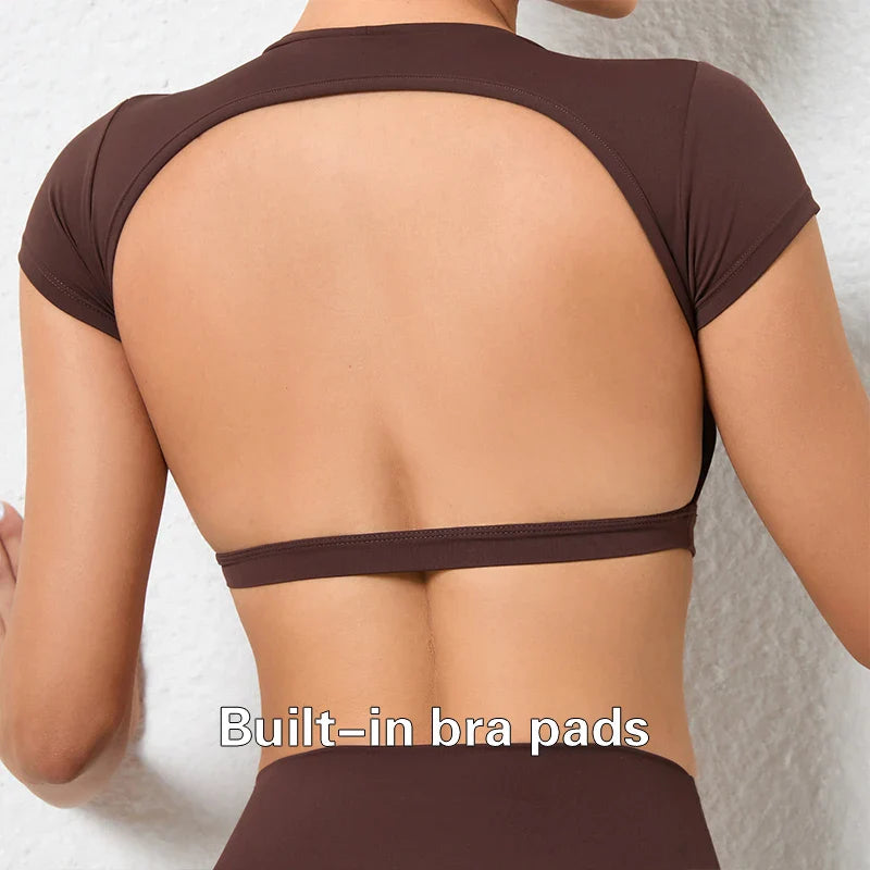 Verve Backless Crop Top
