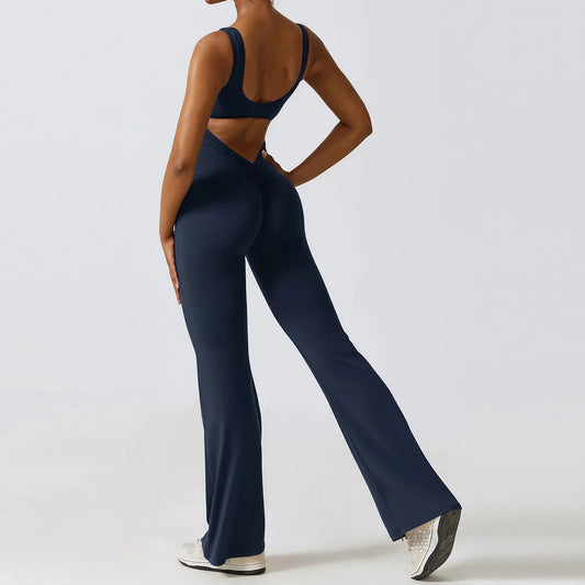 Motion V Back Jumpsuit