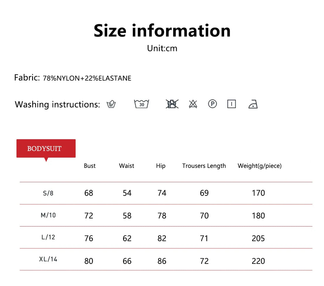 Serene V Back One Piece Set